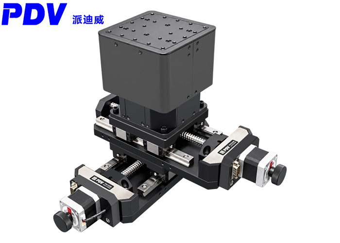 Electric XYZ three-dimensional combined platform, translation platform, elevation platform, travel distance 50mm Electric XYZ three-dimensional combined platform, translation platform, elevation platform, travel distance 50mm