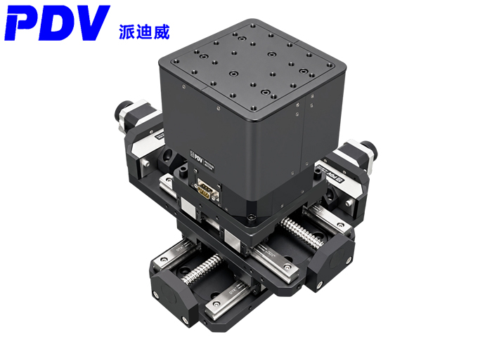 Electric XYZ three-dimensional combined platform, translation platform, elevation platform, travel distance 50mm Electric XYZ three-dimensional combined platform, translation platform, elevation platform, travel distance 50mm