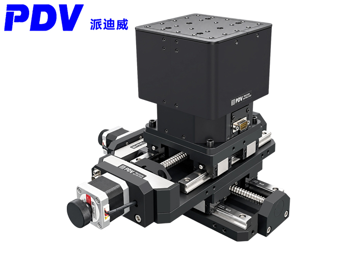 Electric XYZ three-dimensional combined platform, translation platform, elevation platform, travel distance 50mm Electric XYZ three-dimensional combined platform, translation platform, elevation platform, travel distance 50mm